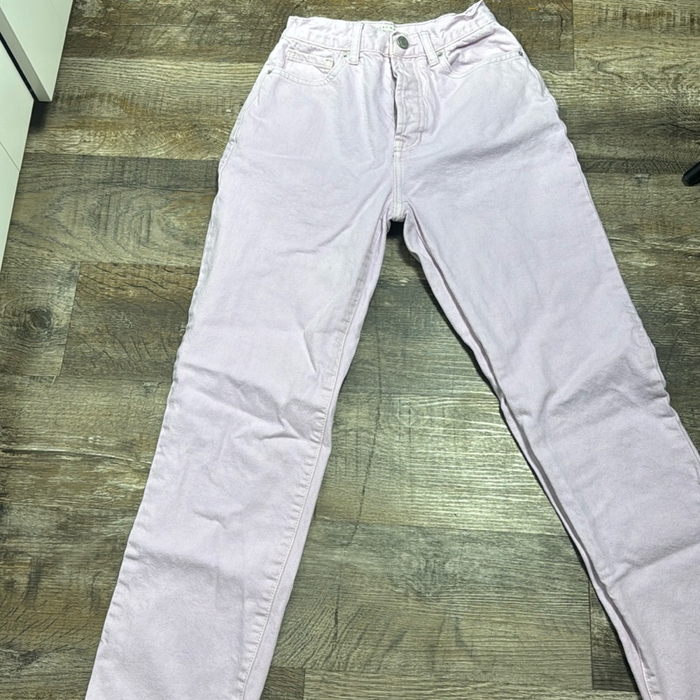 PacSun High Rise Straight Leg Jeans size 23 purple - Picture 3 of 9